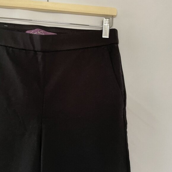 NWT Gloria Vanderbilt Womens Black Trousers M business casual style - Picture 2 of 8